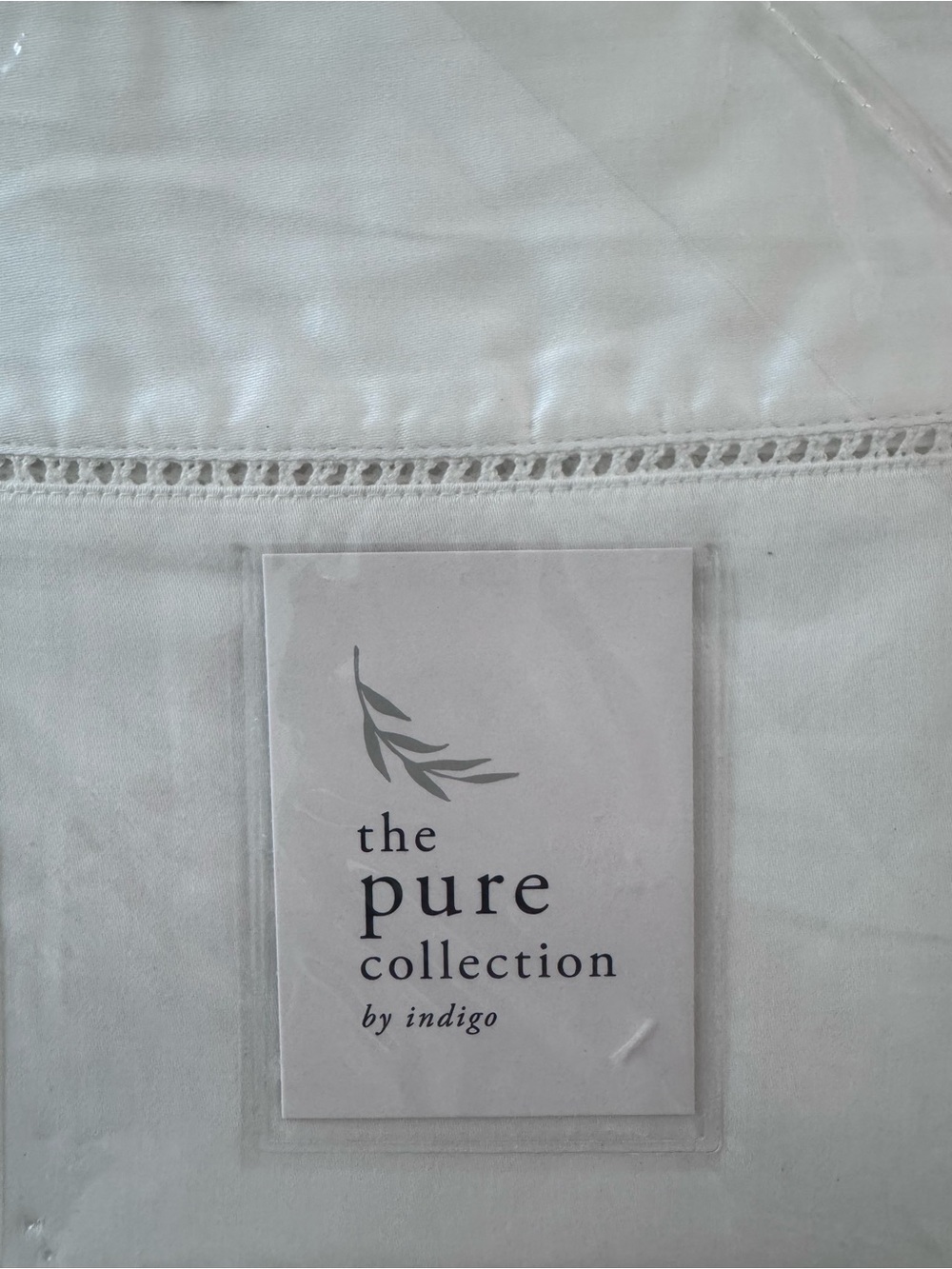The Pure Collection by Indigo Standard Pillowcases Set of 2 - Picture 2 of 2